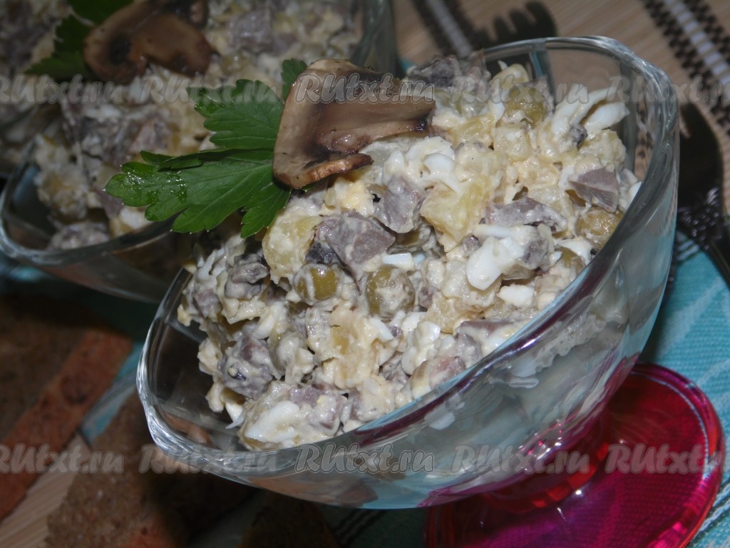 салат с сердцем свиным рецепты с фото