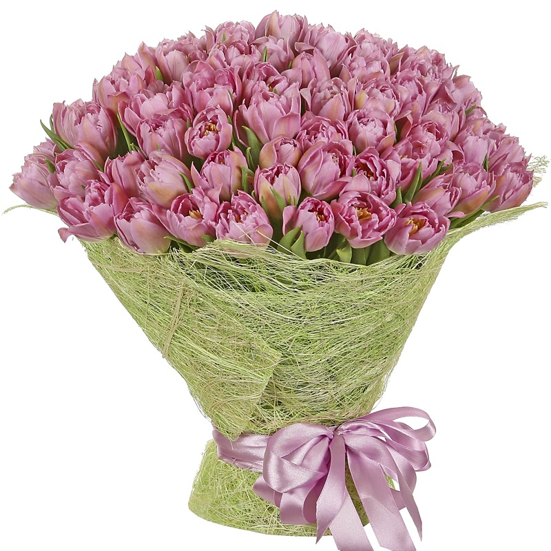 розовые тюльпаны фото букеты