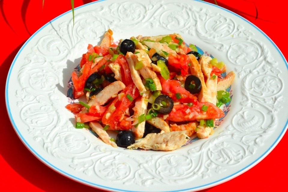 салат с маслинами рецепт с фото простой