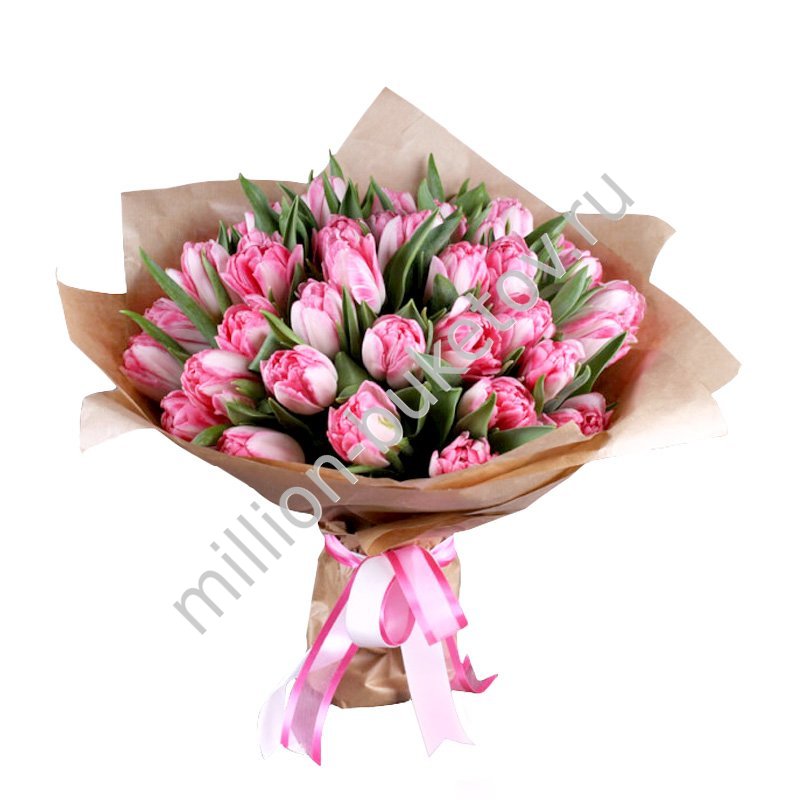 розовые тюльпаны фото букеты